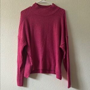 S.O. hot pink turtleneck